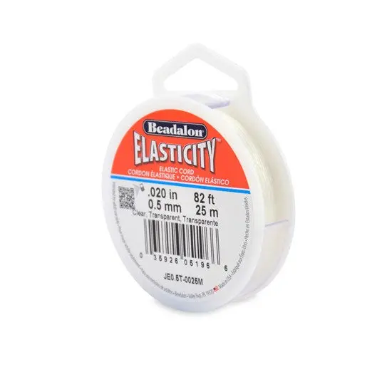 0.5 Mm Clear Elastic Thread – 25 Meter Spool 1