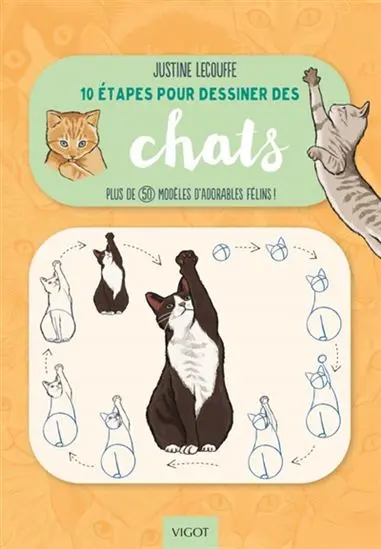 10 Cat Drawing Stencils – Over 50 Adorable Feline Designs 1
