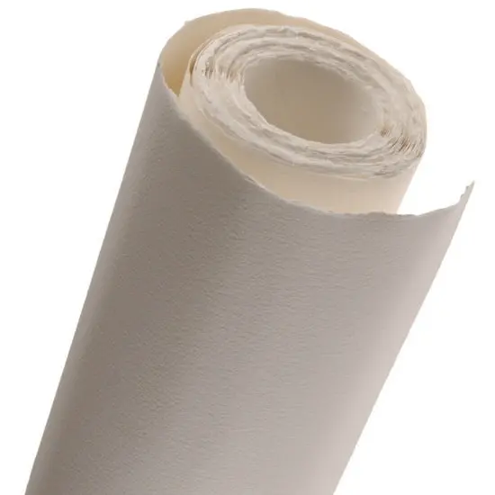 100% Cotton Watercolor Paper Roll – Cold Press, 140Lb, 45In × 10Yd 1