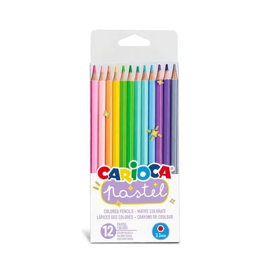 12-Count Pastel-Colored Pencil Set 1