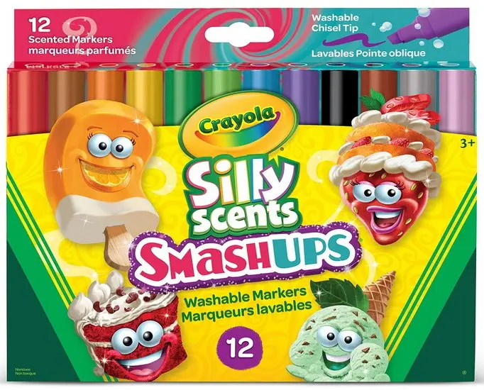 12-Count Silly Scents Chisel-Tip Markers Set 1