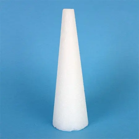 12-Inch Polyfoam Display Cone – Lightweight Styrofoam Alternative 1