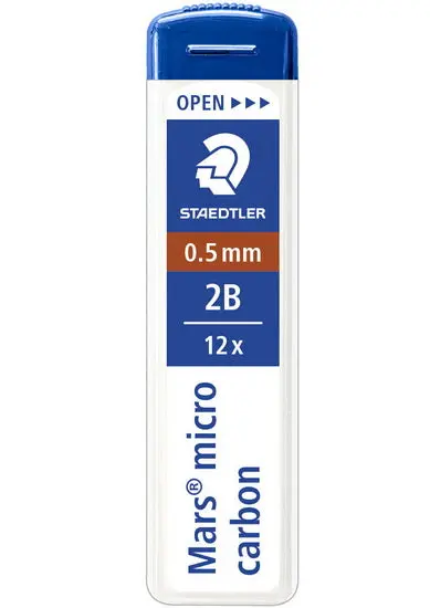 12-Pack 2B Mechanical Pencil Leads – 0.5 Mm 1