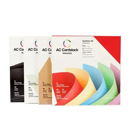 12×12 Inch Cardstock Sheet Pack – Assorted Colors (12 Sheets) 1