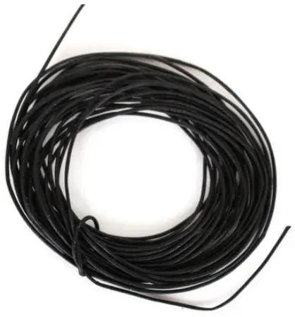 1Mm Genuine Leather Cord – 5-Meter Spool 1