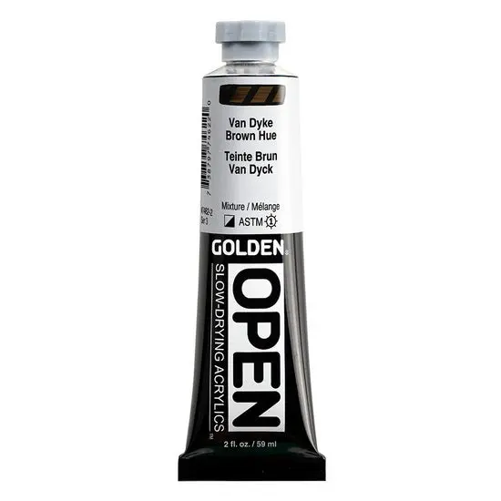 2 Oz Acrylic Paint In Van Dyke Brown Hue – Open Stock 1