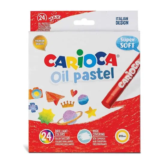 24-Color Set Of Ultra-Soft Oil Pastels – Blendable, Richly Pigmented 1