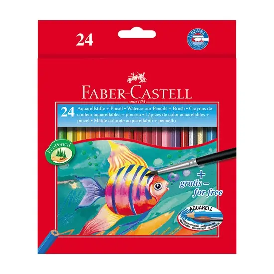 24-Piece Eco-Friendly Watercolor Pencil Set 1
