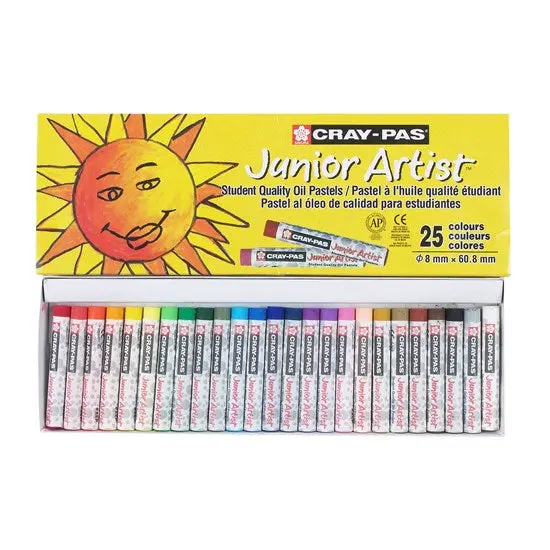 25-Pack Junior Oil Pastels For Kids And Beginners 1