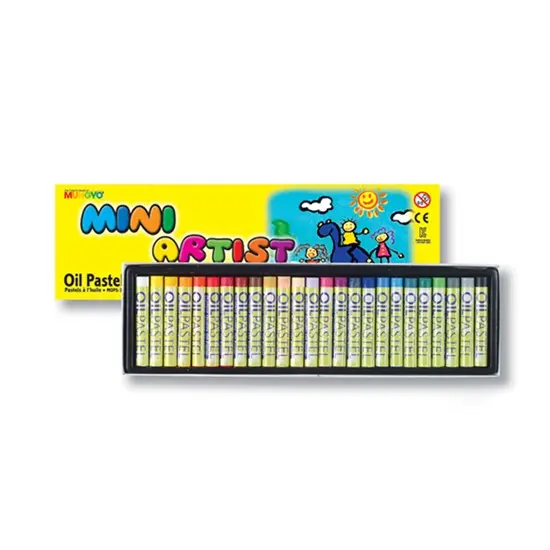 25-Pack Mini Oil Pastels – Vibrant Artist Set 1