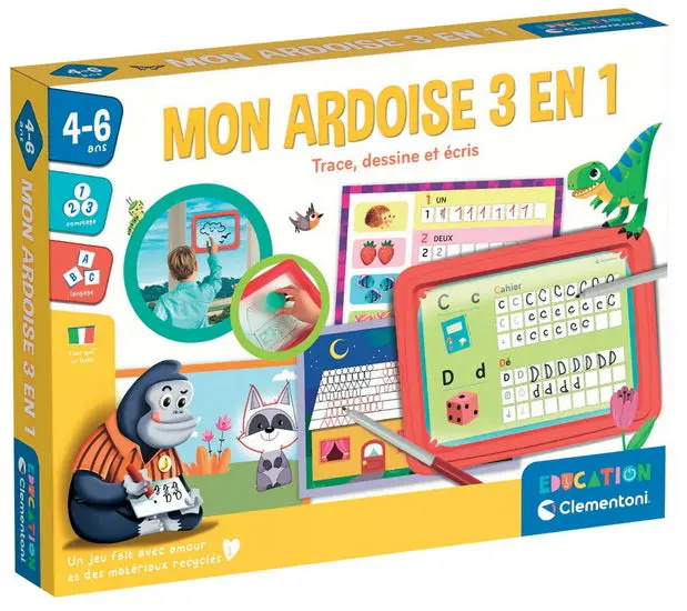 3-In-1 Learning Slate – Reusable Chalkboard, Whiteboard & Magnetic Surface 1