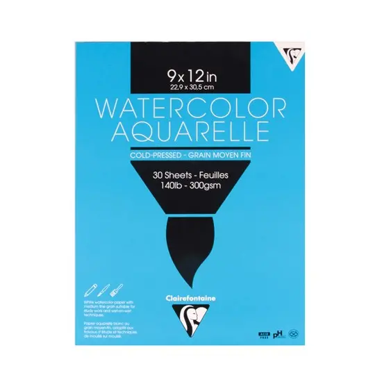 300 Gsm Professional Watercolor Paper Pad – Acid-Free 1