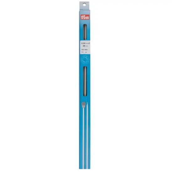 35Cm Single-Point Knitting Needles (6Mm Diameter) 1