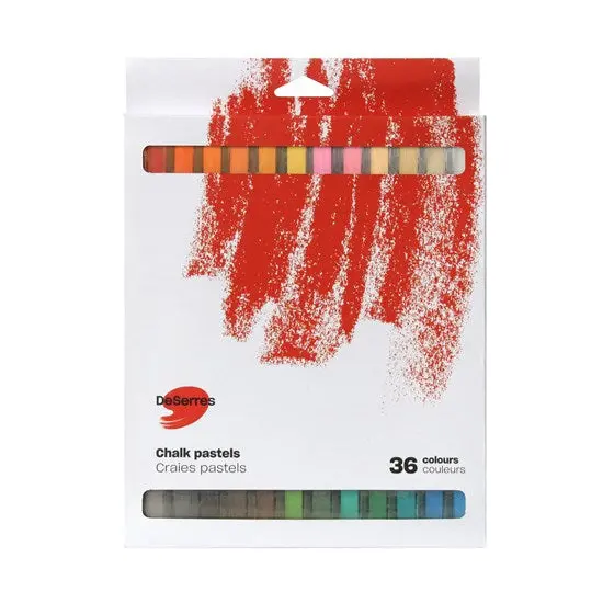 36-Piece Soft Chalk Pastel Set 1