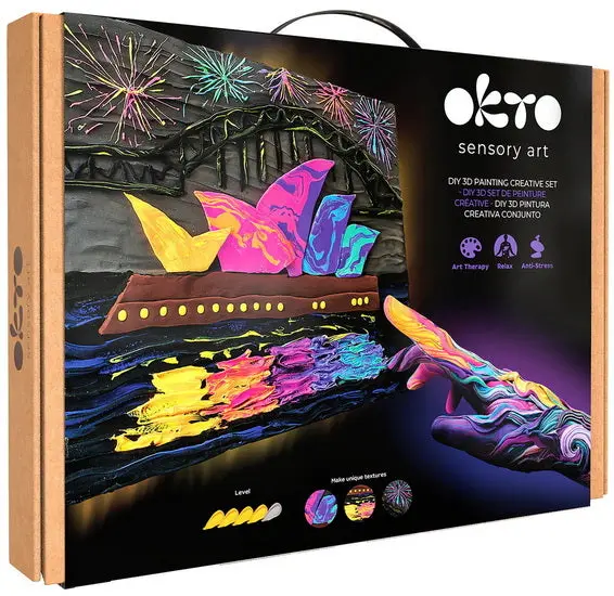 3D Sydney Opera House Painting Set – Creative Craft Activity Kit 1