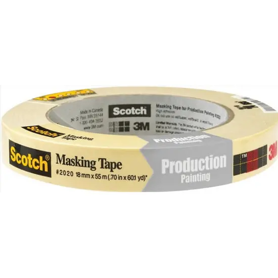 3M All-Purpose Masking Tape — 18 Mm Width, Easy-Tear Roll 1