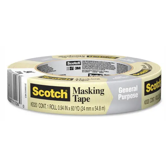 3M All-Purpose Masking Tape, 24 Mm Width, General Use 1