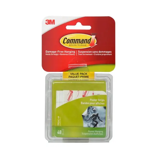 3M Poster Mounting Strips (Pack Of 48) 1