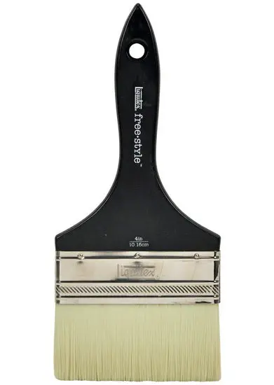 4-Inch Freestyle Flat Brush – Large Format Painting Tool 1