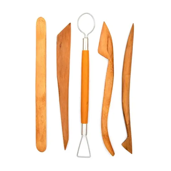 4-Piece Modeling Tool Set With Dual-Ended Ribbon Wire 1
