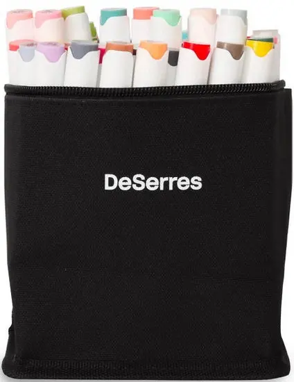 48-Piece Dual-Tip Art Marker Set – Fine & Broad Tips For Illustration & Lettering 1