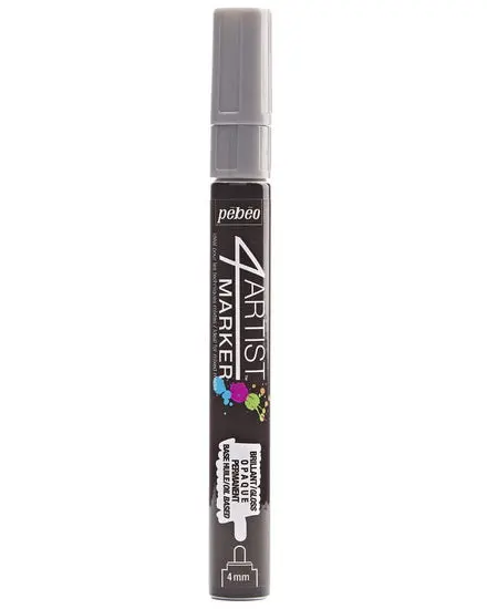 4Artist Metallic Silver Oil-Based Marker – 4 Mm Tip 1