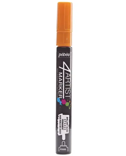 4Artist Oil-Based Marker – 4 Mm Tip, Vibrant Orange 1