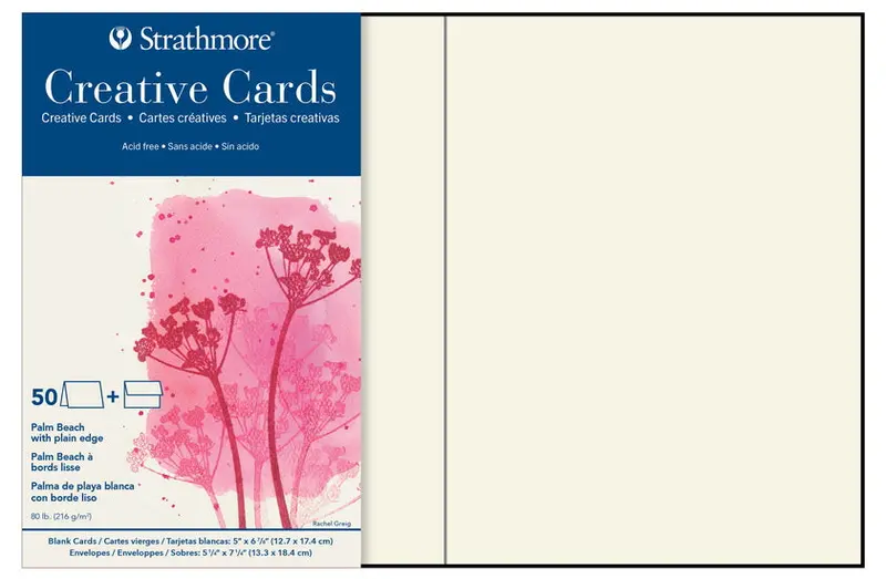 5×7 Inch Plain-Edge Blank Greeting Cards – Pack Of 50 1