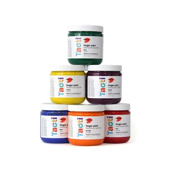 6-Pack Finger Paint Set – 237Ml Bottles 1