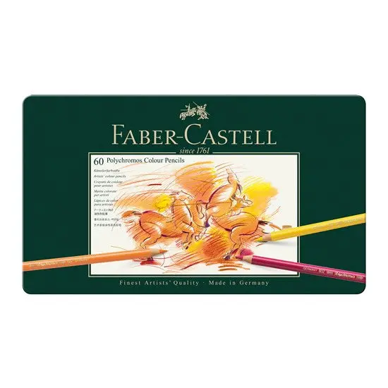 60-Piece Polychromos Colored Pencil Set – Professional Grade 1