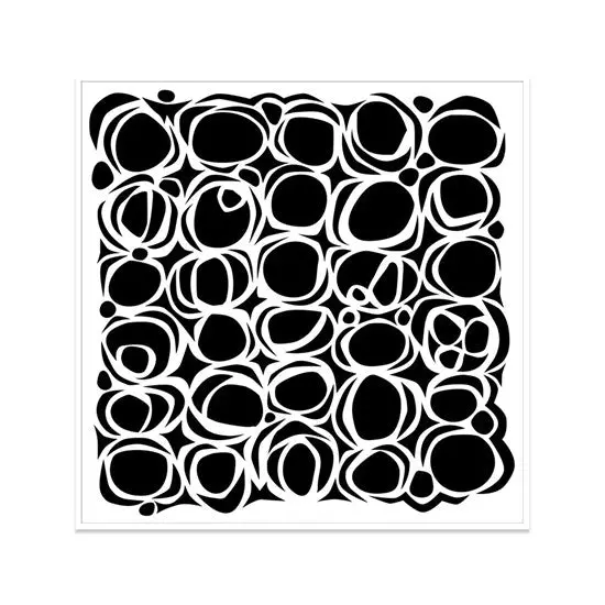 6×6 Inch Nested Circle Stencil Set 1