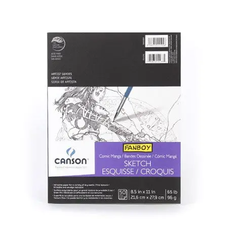 8.5×11 Inch Manga Sketchbook – 65Lb Smooth Paper, 50 Sheets 1