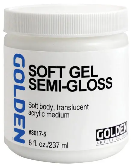 8 Oz Soft-Gloss Acrylic Gel Medium – Non-Yellowing, Flexible Finish 1