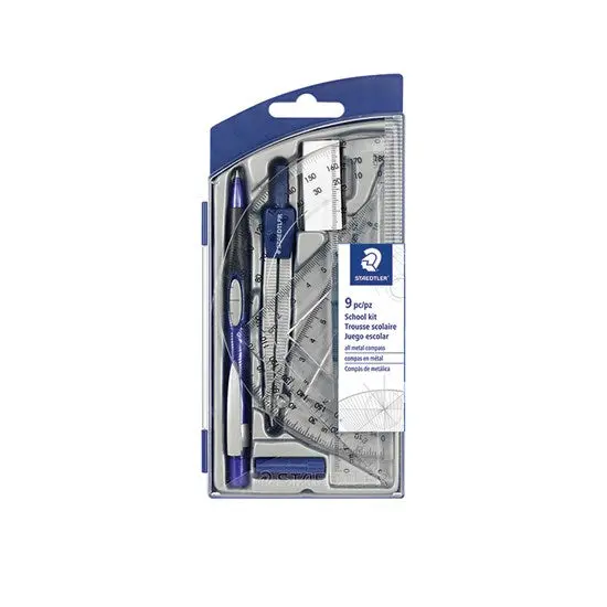 9-Piece Geometry Tool Set For Students And Drafting 1