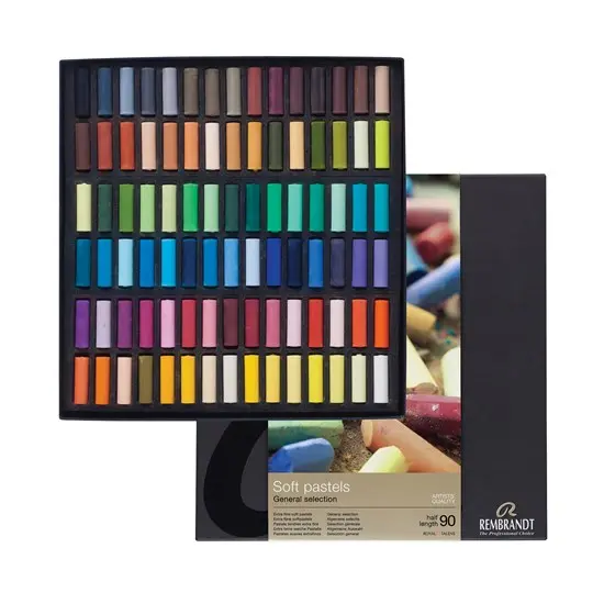90-Piece Soft Half-Stick Pastel Set 1