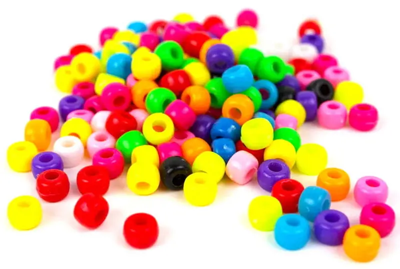 9Mm Multicolored Pony Beads – 300-Piece Assortment 1