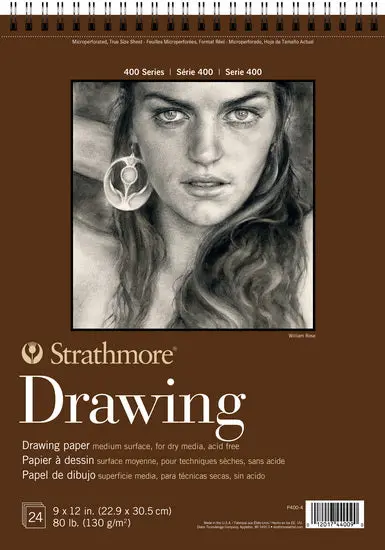 9×12 Inch Drawing Pad – 24-Sheet Premium Sketch Paper 1