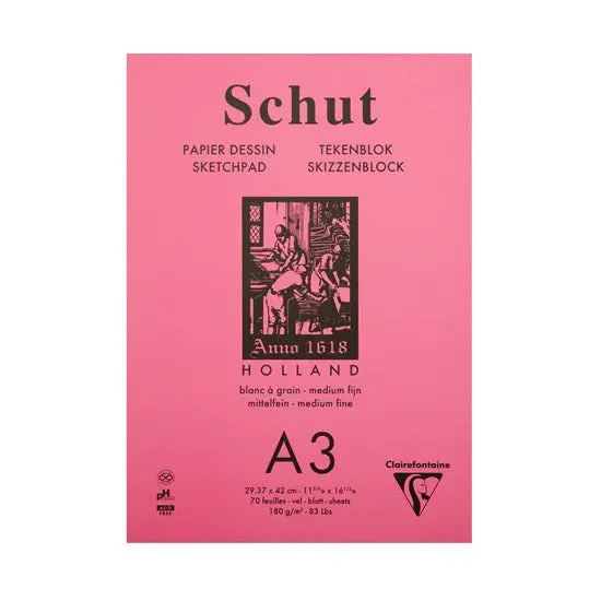 A3 Drawing Pad – Acid-Free, 120 Gsm Sketch Paper Bundle 1