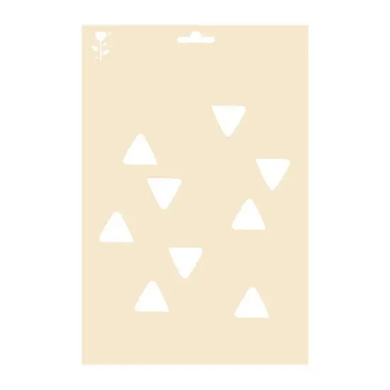 A4 Geometric Triangle Stencil Set – Precision Laser-Cut Template 1