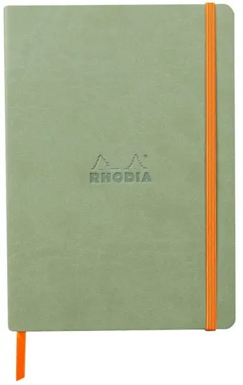 A5 Dot-Grid Softcover Notebook In Celadon Green 1