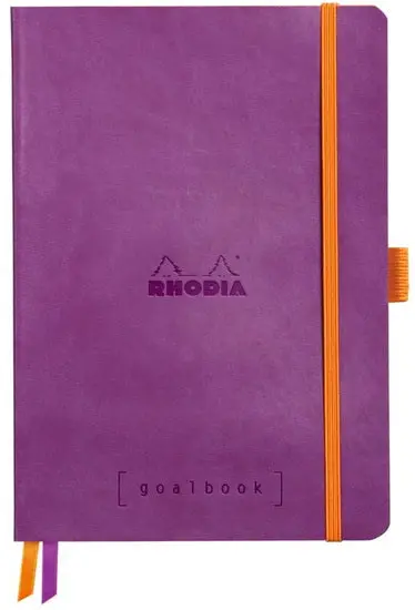 A5 Purple Goal Tracking Notebook – Goalbook Planner 1