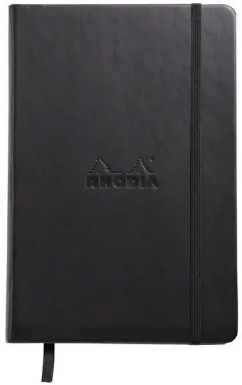 A5 Webnotebook – Sleek Black Cover, Universal Layout 1
