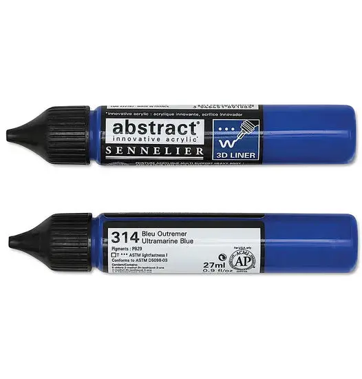 Abstract-Style Acrylic Marker – Ultramarine Blue, 27 Ml 1