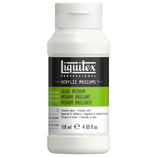 Acrylic Gloss Medium – 118 Ml, High-Sheen Finish 1