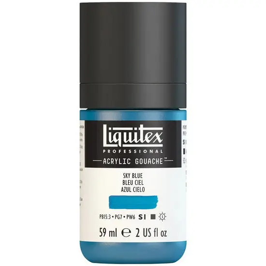 Acrylic Gouache – Sky Blue, 2 Oz (Series S1) 1