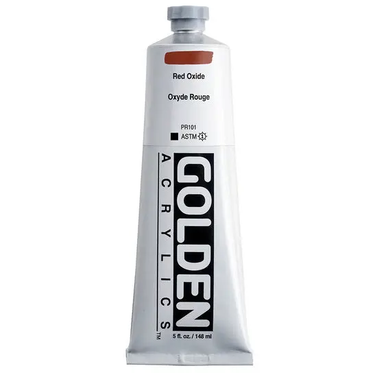 Acrylic Heavy Body Paint – Red Oxide, 5Oz 1