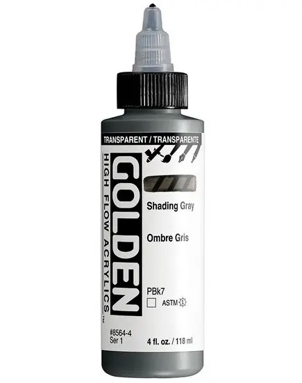 Acrylic High Flow Transparent Shading Gray – 4 Oz (118 Ml) 1