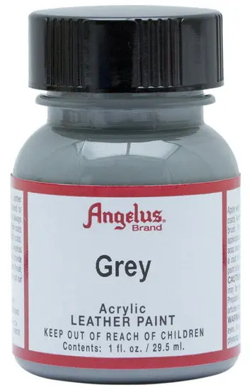 Acrylic Leather Paint – Matte Grey Finish, 1 Oz (30 Ml) 1