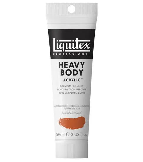 Acrylic Paint – Cadmium Red Light Hb, 2 Oz (Series S5) 1