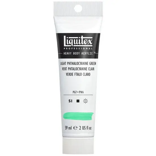 Acrylic Paint: Light Green Permanent (Hb Line, S2 Formula) – 2 Oz 1